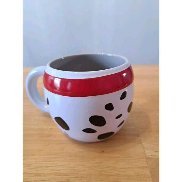 Disney Store Exclusive 101 Dalmatians Large Mug Red Collar Spots Coffee Cup - Picture 3 of 7